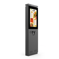 Kiosco de pago de autoservicio Android a prueba de agua para exteriores Tablero de Menú Digital para restaurante Centro comercial Panel de anuncios