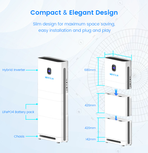 Meritsun tất cả-trong-một điện năng lượng tường 10kwh pin lithium năng lượng mặt trời lưu trữ năng lượng hệ thống lưu trữ lai - Product Image 6