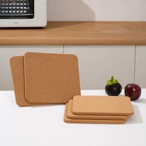 Sous-plat carré en liège, antidérapant, <span class=keywords><strong>isolant</strong></span>, écologique, pour la maison et la restauration - Product Image 3