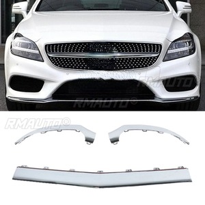 สปอยเลอร์กันชนหน้ารถยนต์ ชิ้นส่วนตกแต่งสำหรับ Mercedes Benz CLS Class W218 2011-2014 ฝาครอบป้องกันกันชน - Product Image 1