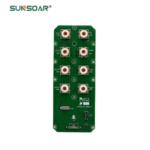Placa PCBA Verde con 8 Interruptores Mecánicos para Aplicaciones de Interfaz Humana - Product Image 3