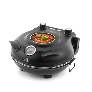<span class=keywords><strong>Horno</strong></span> Eléctrico <span class=keywords><strong>para</strong></span> Pizza de 12 Pulgadas con Placa de <span class=keywords><strong>Cerámica</strong></span>, 1200W, Multifunción, Temperatura Ajustable, Calentamiento sin Aceite, Fácil de Usar en el Hogar - Product Image 5