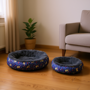 Set di 3 Cucce per Animali Domestici Casahorra L M S con Pelliccia Morbida e Fondo Impermeabile per Cani e Gatti - Product Image 3