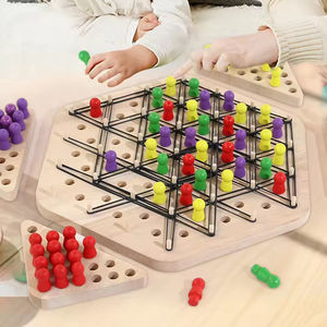 Thinking Training Chain Triangle Chess <b>Toys</b> for Kids Competitive Interactive Multiplayer Game - Product Image 5