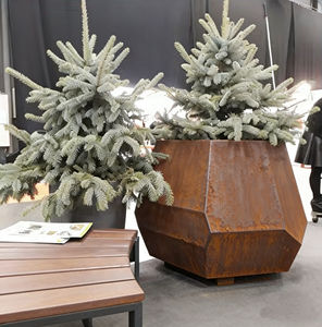 Jardinière en acier Corten <span class=keywords><strong>pour</strong></span> extérieur, <span class=keywords><strong>pot</strong></span> de fleurs en métal résistant aux intempéries, jardinière de jardin <span class=keywords><strong>pour</strong></span> la décoration de la cour, du patio et du paysage - Product Image 2