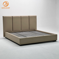 Lit king size de luxe avec cadre et rangement, lits en bois modernes, ensemble de draps king size, meubles de chambre à coucher, lit king size