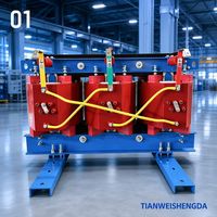 2500kVA 10kV Tiga Fasa 380V/11KV 6KV Harga Pabrik Langsung Transformator Distribusi Tipe Kering