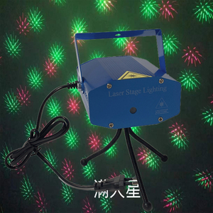 Wholesale Christmas Music Red <strong>Green</strong> Starry Sky Mini <strong>Laser</strong> Light Projector Voice Remote Control for KTV Home Party - Product Image 6