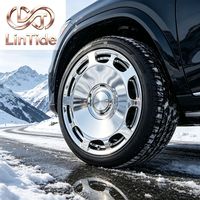 Jantes en alliage forgé Aero Disc argentées brillantes personnalisées 19x8.5J 5x112 ET35mm CB66.6 pour Mercedes Classe C