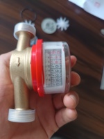Compteur d'eau intelligent à jet unique en laiton DN15 DN20 de haute qualité pour l'eau froide et chaude, pour le Kazakhstan, l'Ouzbékistan, le Kirghizistan
