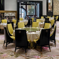 Chaises de banquet personnalisées de luxe léger, durables et écologiques, tables en bois massif, ensembles de meubles pour hôtels et restaurants, vente en gros OEM