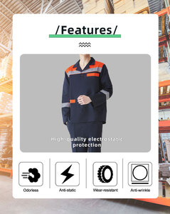 Áo khoác an toàn phản quang bằng cotton bền, thoáng khí, độ phản quang cao, đạt tiêu chuẩn ANSI Class 2 và EN ISO Class 2, dành cho công nghiệp - Product Image 4