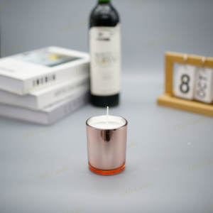 Home <b>Candle</b> Wholesale Glass decorative flower <b>candle</b> <b>scented</b> luxury Soy Wax Glass Jar <b>Scented</b> <b>Candle</b> - Product Image 4