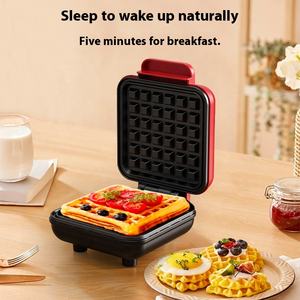 Usine directe <span class=keywords><strong>Mini</strong></span> gaufrier électrique Portable et petit déjeuner Sandwich <span class=keywords><strong>grille</strong></span>-<span class=keywords><strong>pain</strong></span> multifonctionnel en aluminium usage domestique - Product Image 6