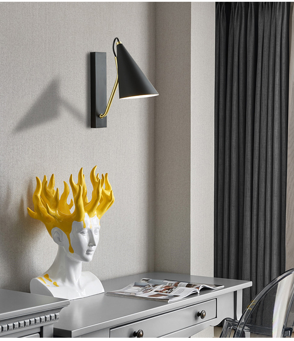 Nordic Modern Interior Lighting Fixtures Light Night Indoor Decorative Light Led Wall Lamps For Living Room Bedroom