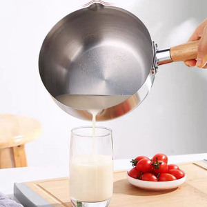 Casserole multi-sections en acier inoxydable compatible avec les plaques à induction, avec wok antiadhésif, équipement de cuisson écologique et durable - Product Image 4