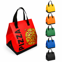 Sac de livraison personnalisé pour pizzeria, isotherme, imperméable, pliable, 20L, écologique, réutilisable, en non-tissé, vente en gros