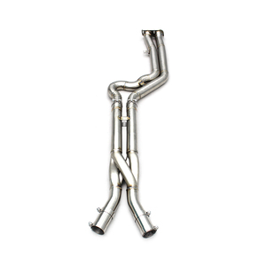 Tuyau d'échappement intermédiaire en Z personnalisé de 70 mm pour X3M/X4M F97/F98 S58 3.0T 2019-2023 en acier inoxydable à longueur égale - Product Image 1