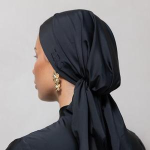 Cuffia da nuoto alla moda da donna con Logo personalizzato in maglia Premium con maglia a maglia istantanea con stile Hijab traspirante ad asciugatura rapida - Product Image 2