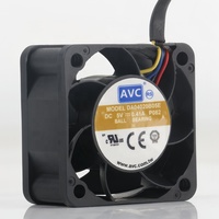Nouveau ventilateur de refroidissement AVC 12V 24V 48V DC 5V 0.41A AC EC 4020 40X40X20MM 4CM à quatre fils PWM pour contrôle de la température du processeur, onduleur DA04020B05E