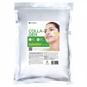 Mascarilla Facial en Polvo de Colágeno Premium LINDSAY, Directo de Fábrica, Grado Spa Profesional, Hidratante, Reafirmante, para Piel Seca y Cuello, Tamaño Jumbo - Product Image 2
