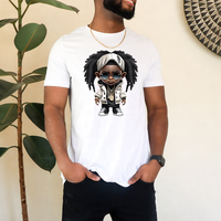 Transferts DTF personnalisés pour T-shirt : Motifs Hip-Hop Street Boy et Homme Afro-Américain, à thermocoller, vente en gros
