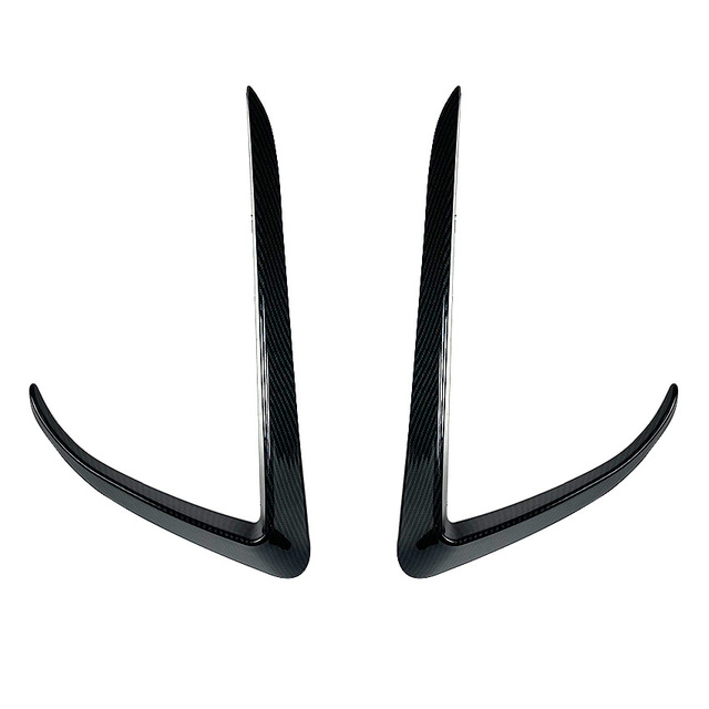 Plastic Edge Protector for Tesla Model 3 2017+ Glossy Black Carbon Fiber Sports Style Exterior Easy Installation