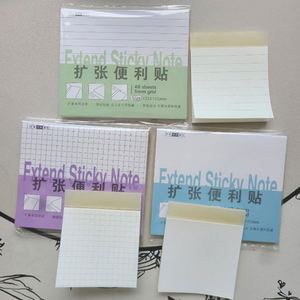 Juego de Notas Adhesivas Expandibles y Plegables, 40 Hojas, Blocs de Notas Multifuncionales Extensibles para Estudio, Oficina, Toma de Notas y Documentos - Product Image 5