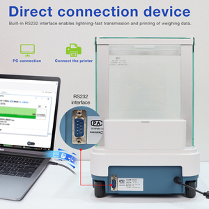 Bilancia di Precisione Digitale da Laboratorio con Calibrazione Esterna, Precisione 0.0001g, Capacità 0-500g, Bilancia per Metalli - Product Image 5