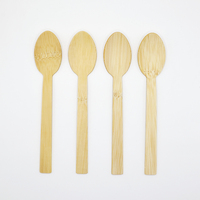 Cuillère en bambou jetable compostable pour la vente en gros, ustensile biodégradable sans plastique, cuillère en bambou jetable pour les événements en plein air