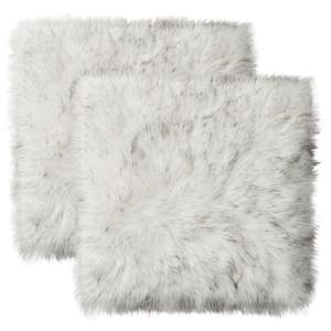 Мягкие меховые подушки из овчины, подушечки для стула, 20X20 дюймов, небольшие коврики из искусственного меха, квадратная площадь - Product Image 1