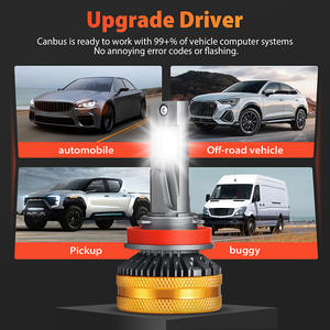 <span class=keywords><strong>Ampoule</strong></span> de phare <span class=keywords><strong>LED</strong></span> 12V 130W H11 H7, faisceau haut et bas universel, boîtier en aluminium aéronautique pour voiture, camion, bus, SUV - Product Image 4