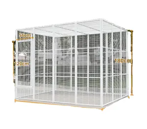 Grosir Parrot Budge Turkey Breeding Cage Iron Cage Multi Ukuran Ukuran Disesuaikan Tabung Tebal Persegi