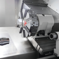 Tour CNC à banc incliné KT25, prix d'usine, centre de tournage universel entièrement automatique avec outillage mobile à 5 axes