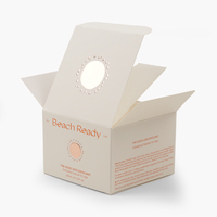 Crème blanchissante en emballage personnalisé en carton pliable biodégradable à partir de matériaux recyclés, boîte rigide, impression sur mesure, taille personnalisée