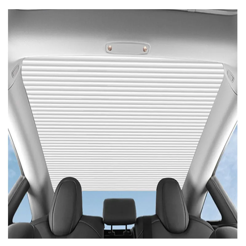 Kction car accessories electric car tesla Model 3/ Y Glass Roof Sunshade retractable car sunshade