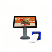 ZHONGJI A18 Sistema POS para Supermercados con Soporte Multi-OS, Bluetooth, Impresora Térmica, Escaneo de Códigos QR, Wi-Fi 6, NFC
