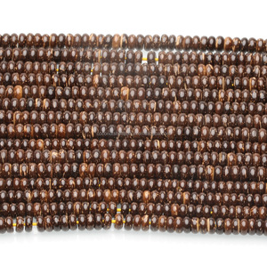 Tự Nhiên Vòng Hình Bầu Dục Vỏ Dừa Nâu Hạt Gỗ 7*4Mm Sợi Cho Đồ Trang Trí Vòng Cổ Vòng Đeo Tay Làm - Product Image 3