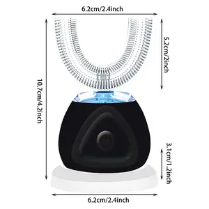 360度食品级U形硅胶成人Oem电动牙刷