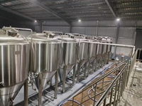 Fermenteur à bière à fond conique en acier inoxydable Deyi 304/316/316L