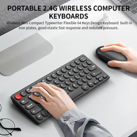OEM özelleştirilmiş ince Mini bilgisayar oyun klavyesi ve fare combo kablosuz fare ve klavye ergonomik klavye ve fare seti
