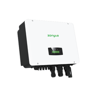 Système d'énergie solaire hors réseau Zonyue 30 kW 80-100 kWh Ensemble complet de panneaux solaires avec stockage de batterie au lithium