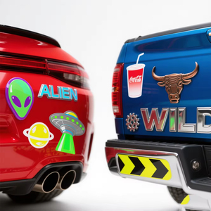Vinilo Adhesivo de PVC Holográfico Resistente al Agua y a los Rayos UV, Impresión de Logotipos, Calcomanías Personalizadas con Corte a Troquel - Product Image 4
