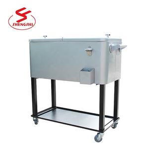 Workpro — grand distributeur de glacière à glace en métal 73L, refroidisseur, avec roues - Product Image 4