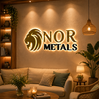 Letras de Canal de Acero Inoxidable con Logotipo 3D Retroiluminado Personalizado para Negocios, Letrero LED, Letras Iluminadas Personalizadas