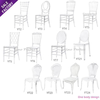 Chaises empilables transparentes en acrylique cristal Phoenix pour événements, banquets, fêtes et mariages, mobilier d'extérieur Foshan