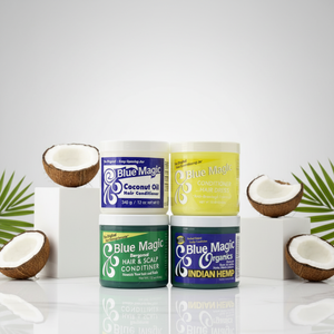 Traitement capillaire à base de plantes Blue Magic, crème nourrissante en profondeur pour la réparation des cheveux, crème sans rinçage anti-casse, soin du cuir chevelu pour les cheveux secs et abîmés - Product Image 5