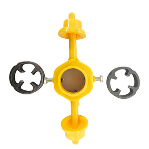 Juego de 6 Herramientas para Roscado de Tuberías de PVC de 1/<span class=keywords><strong>2</strong></span>", <span class=keywords><strong>3</strong></span>/4" y 1", Kit Manual de Roscado de Tuberías con Llave para Reparación de Plomería - Product Image 1