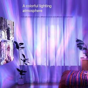 Nouvelle lampe de table à projection d'aurores boréales à ondulations d'eau, lampe d'ambiance colorée rotative pour la pièce, la fête et l'intérieur - Product Image 6