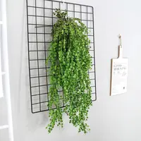 X-3013 녹색 식물 스타일 인공 애플 트리 홈 벽 매달려
